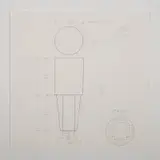 Column by Gerald Giamportone, Pencil on paper, offered Sep 2016