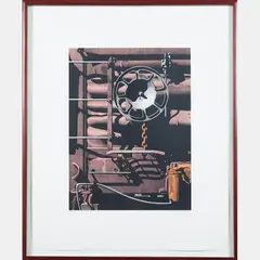 Rolling Stock Series 42 by Robert Cottingham, 1993, Lithograph, offered Sep 2016