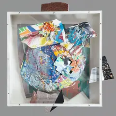 Flowers #2 by Sam Gilliam, 1989, Collage, offered Sep 2016