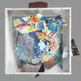 Flowers #2 by Sam Gilliam, 1989, Collage, offered Sep 2016