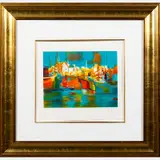Soleil sur le Port Grec by Marcel Mouly, Lithograph, offered Aug 2016
