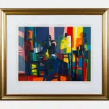 Personnages dans L'Atelier by Marcel Mouly, Lithograph, offered Aug 2016