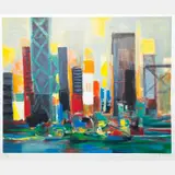 Fete Paysanne by Marcel Mouly, Lithograph, offered Aug 2016