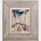 Paris Street Scene by Charles Levier, Oil on panel, offered Aug 2016