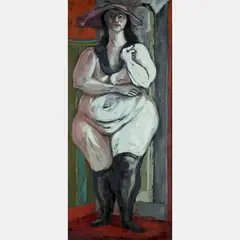 Voluptuous Nude by Daniel Forst, Oil on canvas, offered Aug 2016