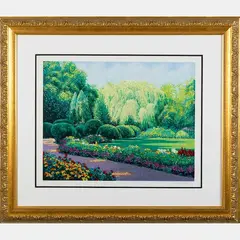 Sun in the Willows by Wendy Schaefer Miles, 1999, Serigraph on wove paper, offered Aug 2016