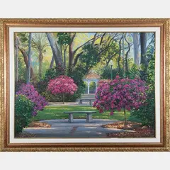 Seat for Two by Wendy Schaefer Miles, 2003, Oil on canvas, offered Aug 2016