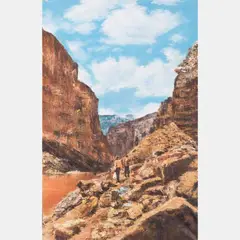 Grand Canyon by Chen Mao, Oil on canvas, offered Aug 2016