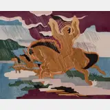 No. 13 Issa-Stanton-Kyoto by Stanton Macdonald-Wright, Woodcut in colors, offered Aug 2016