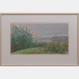 Lake Monroe by David Grubb, 1983, Silkscreen, offered Aug 2016