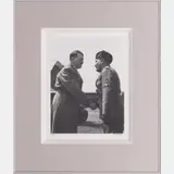 The First Meeting of Hitler and Mussolini, Venice by Alfred Eisenstaedt, Gelatin silver print, offered Aug 2016