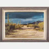 South Western Scene by Chen Mao, Oil on canvas, offered Jul 2016
