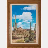 South Western Scene by Chen Mao, Oil on canvas, offered Jul 2016