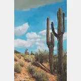 South Western Scene by Chen Mao, Oil on canvas, offered Jul 2016