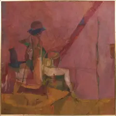 Fisherman by Robert Brisley, Oil on canvas, offered Jul 2016
