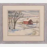 Hale Farm by Clyde E. Horton, Watercolor on paper, offered Jul 2016