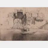 San Biagio, 1879- by James Abbott McNeill Whistler, 1880, Etching, offered Jul 2016