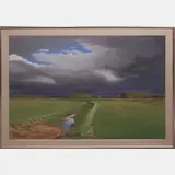 Untitled by William Quinn, Pastel on paper, offered Jul 2016