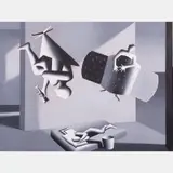 Positive by Mark Kostabi, Oil on canvas, offered Jul 2016