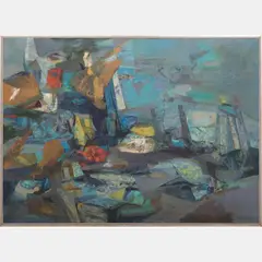 Untitled by John Teyral, 1964, Oil on canvas, offered Jul 2016