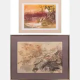 Untitled by Anthony Vaiksnoras, Watercolor, offered Jul 2016