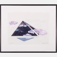 Ex Nihilo by Donna Drozda, Mixed media on paper, offered Jul 2016
