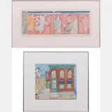 Ohio City by Lola K. Isroff, 1969, Watercolor, offered Jul 2016
