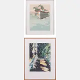 Wisteria Shadows by Jon Carsman, Lithograph, offered Jul 2016