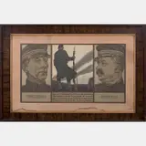 WWI Propaganda Poster by Eduard Renggli, 1914, Lithograph, offered Jul 2016