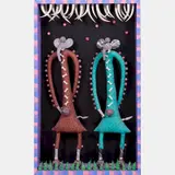 Dos Elephants, 1992, Fabric, polymer clay by Deborah Banyas, wood and acrylic, offered Jul 2016
