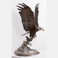 Splashdown by Chester Fields, Bronze and stainless steel, offered Jul 2016