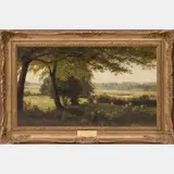 Elvington Hall and Church, Yorks (From Sutton-on-Derwent) by William Henry James Boot, Oil on canvas, offered Jun 2016
