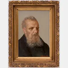 Portrait of a Gentleman by A. Mishkoff, Oil on canvas, offered Jun 2016