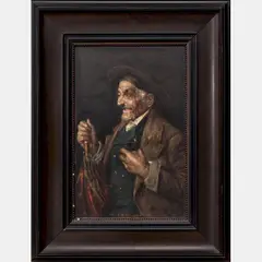 Portrait of a Man by Federico Alessandro Ciappa, Oil on canvas, offered Jun 2016
