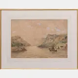 The Sound of Scalpa, Isle of Skye, Scotland by Robert Cooper, Watercolor, offered Jun 2016