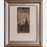 An de Kirchenmauer (The Church Wall) by Käthe Kollwitz, Etching, offered Jun 2016