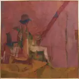 Fisherman by Robert Brisley, Oil on canvas, offered Jun 2016