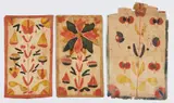 FOLK ART FRAKTUR DRAWINGS / REWARDS OF MERIT, LOT OF THREE by Martin Brechall, watercolor on paper, offered Jun 2023
