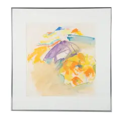 DE artist by Mary Page Evans, mixed media on paper, sold May 2024