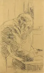 Le Graveur," circa by Pierre Bonnard, etching, sold Apr 2022