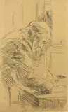 Le Graveur," circa by Pierre Bonnard, etching, sold Apr 2022