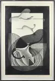 Untitled by Ben Cunningham, lithograph, sold Apr 2022