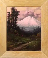 Untitled by Harry Cassie Best, oil on board, sold Apr 2022