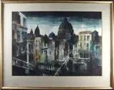 Untitled by Jack Laycox, watercolor on paper, sold Apr 2022