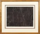 Untitled by Susan Dysinger, etching, sold Apr 2022