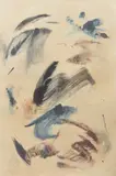 Untitled Abstraction, 1987 by Aiko Suzuki, 1987, monotype, sold Jul 2026