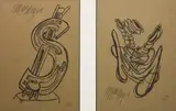 Untitled Compositions by John MacGregor, two lithographs, sold Jul 2026