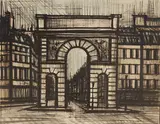 Le Port Saint-Martin (from Album Paris), 1962 by Bernard Buffet, 1962, colour lithograph, sold Jul 2026