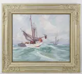 Dry Tortugas by Emile Albert Gruppe, oil on canvas, sold Aug 2024