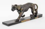 Panther by Wang Jida, Bronze, sold Feb 2024